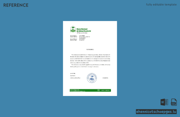 Äquatorialguinea – Die Nationalbank – Referenzbeispiel (Vorschau)